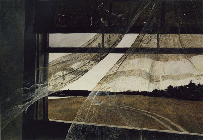A Wind from the Sea, by Andrew Wyeth