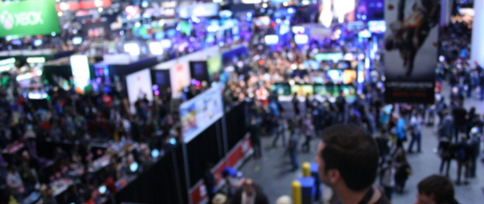 A slightly blurry photo of the PAX showroom.