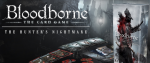 A box for the Bloodborne cardgame with text that reads "Bloodborne :the Card Game" The Hunters Nightmare