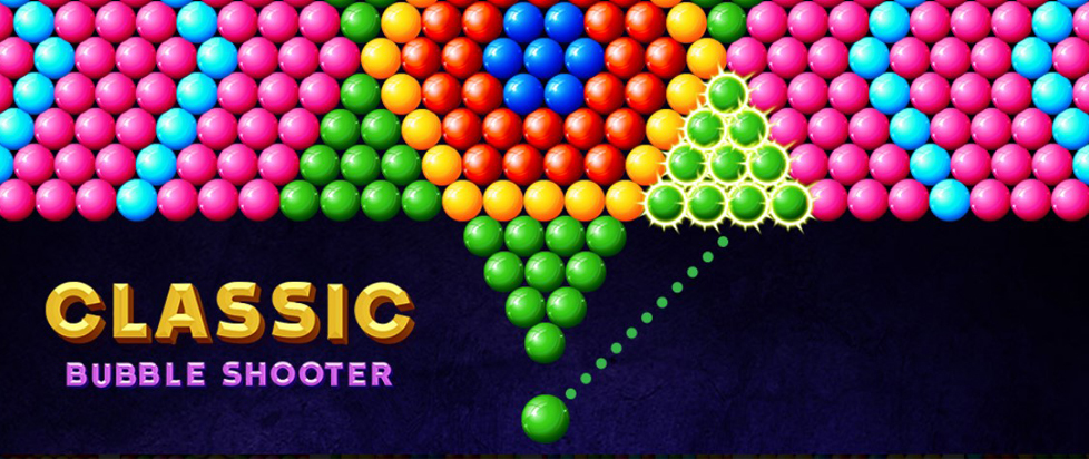 Game bubble shooter game