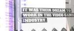 A page from the Workers Unite zine that reads "It was their Dream to Work in the Game Industry' heavily glitched out