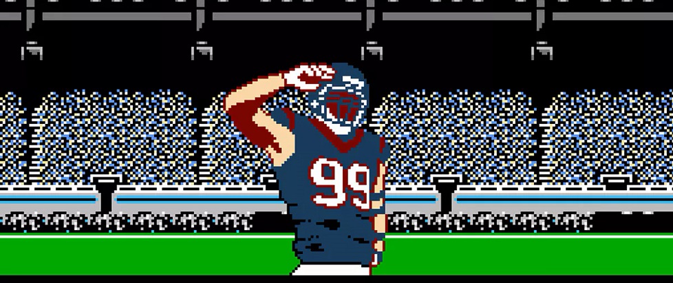 Tecmo Super Bowl Bengals Passing Scene 8 Bit 