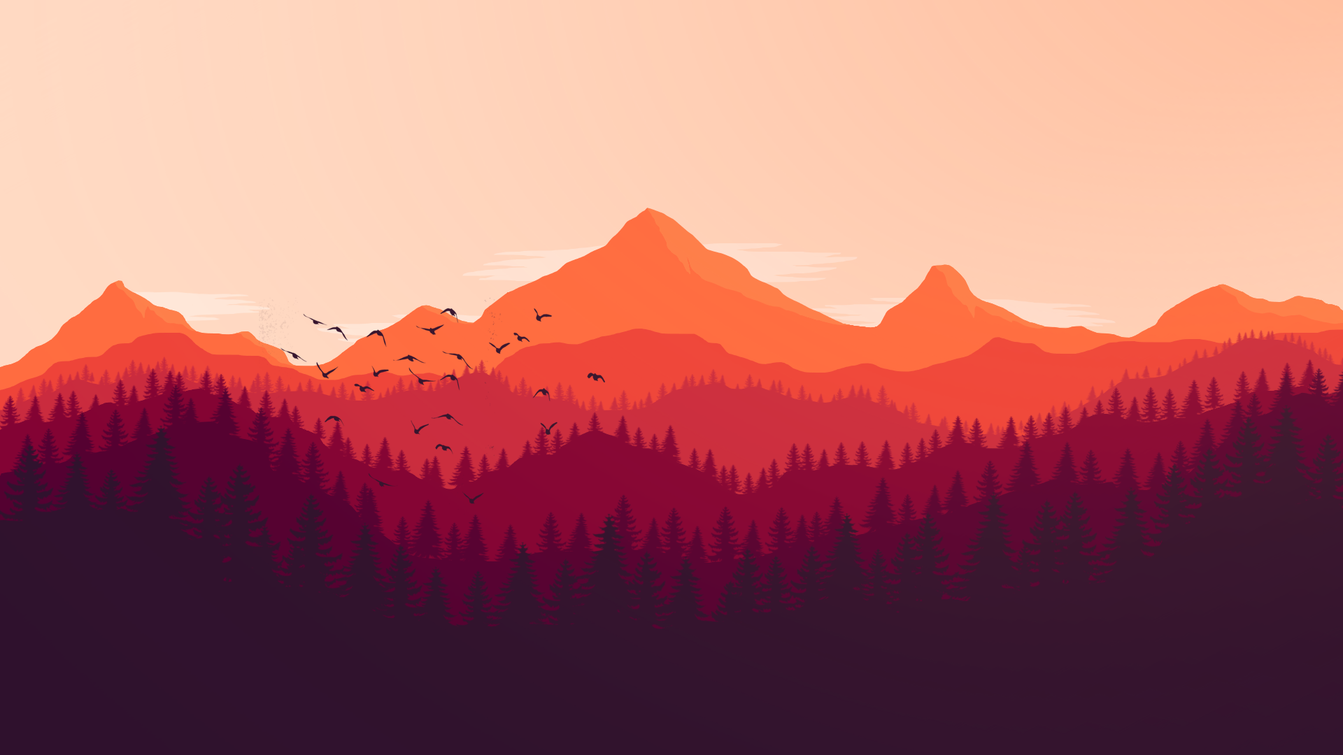 Фон Firewatch 4k