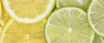A photograph of sliced lemons and limes.