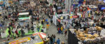 A bird's-eye view of the 2021 New York Comic Con show floor.
