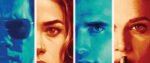 Four portraits of the lead characters from the cover of the 4K version of the film Wild Things