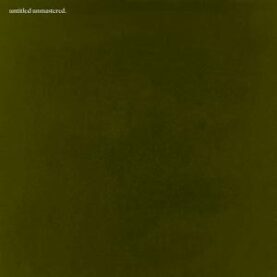 Cover art for Kendrick Lamar's Untitled Unmastered, which is a discolored black box, as if a Polaroid picture didn't develop correctly.