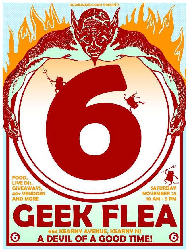 Geek Flea 6 (the banned poster!)