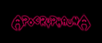 The title screen for Apocryphauna, featuring the text of the game's title in a pulsating, off-putting font