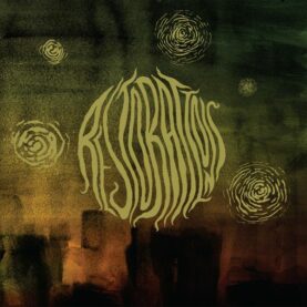 The cover for Restorations' eponymous album features the band's name stylized as Starry-Night-esque circle.