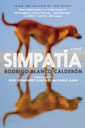 A blurry photo of a dog and its reflection graces the cover of Rodrigo Blanco Calderon's Simpatia.