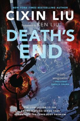 The cover of Cixin Liu' Death's End.