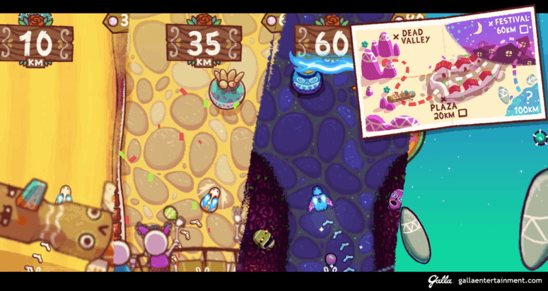 Kulebra’s earlier iteration for mobile as an endless scroller.