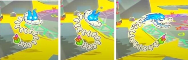 A sketch of the sequential breakdown of Kulebra’s roll.